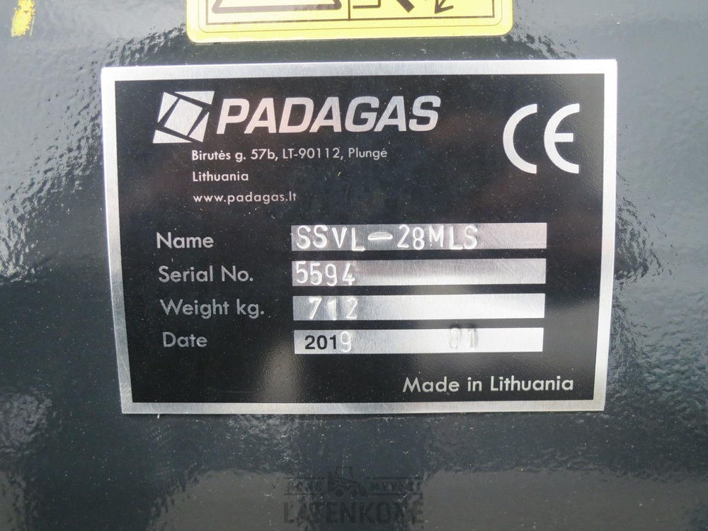Cày tuyết Padagas Nivelaura SSVL-28M: hình 14
