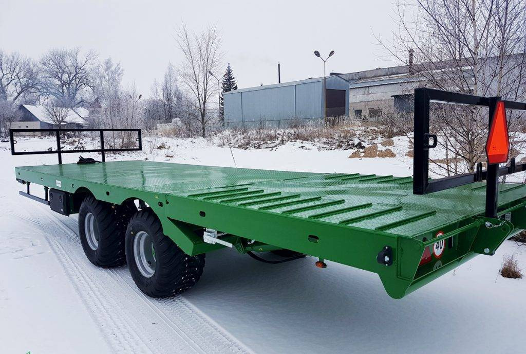 Dinapolis hydraulic bale trailer 14t, RPT-8000 - Toa kéo nền bục trang trại: hình 3 Dinapolis hydraulic bale trailer 14t, RPT-8000 - Toa kéo nền bục trang trại: hình 3