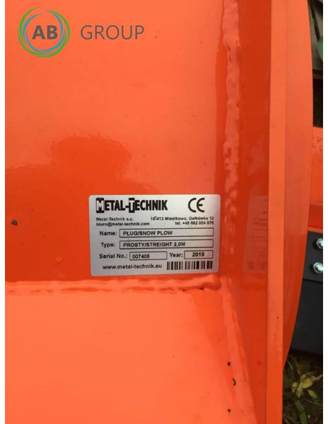 METAL-TECHNIK pług odśnieżny prosty 2m - Cày tuyết cho Máy móc nông nghiệp: hình 4 METAL-TECHNIK pług odśnieżny prosty 2m - Cày tuyết cho Máy móc nông nghiệp: hình 4