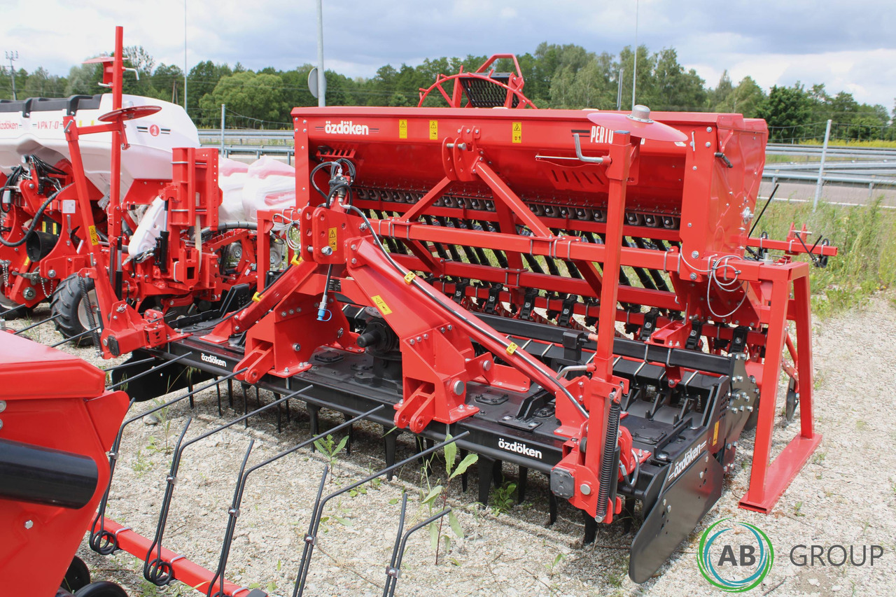 Seedbed and seeding unit mounted on Ozdoken Pertum CS-300 active harrow – single-disc coulter, Packer roller - Máy gieo hạt liên hợp: hình 1 Seedbed and seeding unit mounted on Ozdoken Pertum CS-300 active harrow – single-disc coulter, Packer roller - Máy gieo hạt liên hợp: hình 1