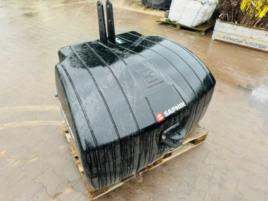 Saphir BALAST do ciągnika SAPHIR 1500 kg, 2022 rok produkcji - Đối trọng cho Máy cày: hình 3 Saphir BALAST do ciągnika SAPHIR 1500 kg, 2022 rok produkcji - Đối trọng cho Máy cày: hình 3