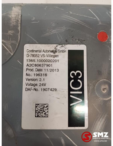 DAF Occ ECU VIC3 regeleenheid DAF - ECU cho Xe tải: hình 5 DAF Occ ECU VIC3 regeleenheid DAF - ECU cho Xe tải: hình 5