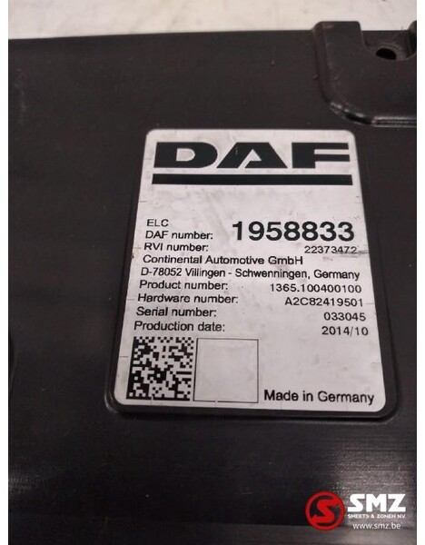 DAF Occ Ecu ELC DAF XF Euro 6 1958833 - ECU cho Xe tải: hình 2 DAF Occ Ecu ELC DAF XF Euro 6 1958833 - ECU cho Xe tải: hình 2
