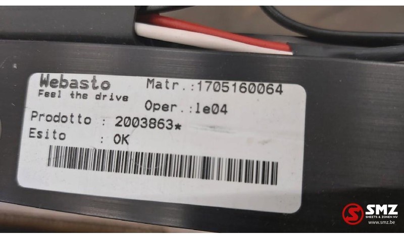 DAF Occ Webasto zonnescherm DAF XF - Cabin và nội thất cho Xe tải: hình 3 DAF Occ Webasto zonnescherm DAF XF - Cabin và nội thất cho Xe tải: hình 3