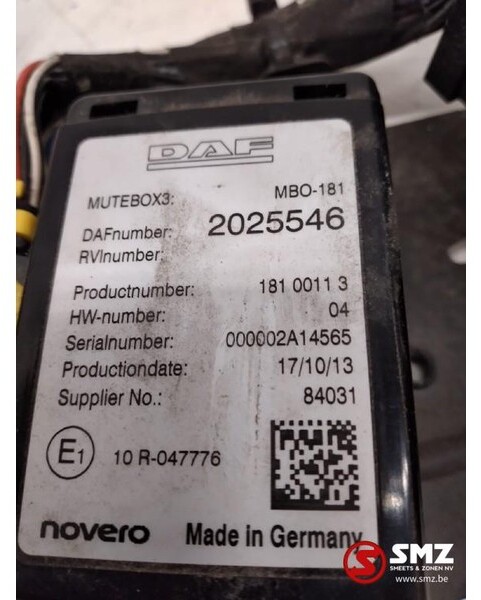 DAF Occ regeleenheid + omvormer 24V-12 V 20A Daf XF106 - ECU cho Xe tải: hình 3 DAF Occ regeleenheid + omvormer 24V-12 V 20A Daf XF106 - ECU cho Xe tải: hình 3