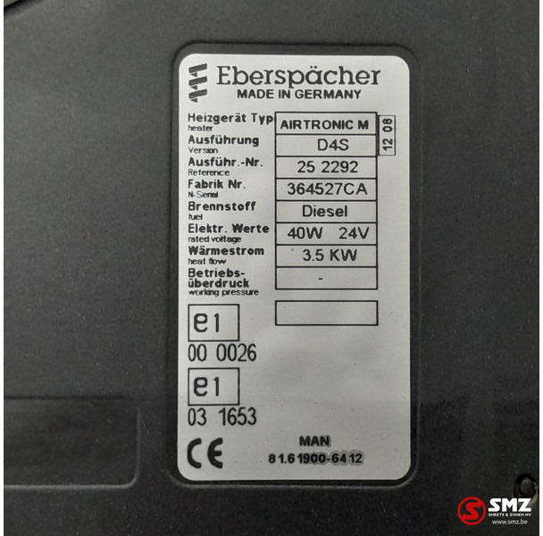 MAN Occ standverwarming Airtronic M D4S MAN - Cấp nhiệt/ Thông gió cho Xe tải: hình 5 MAN Occ standverwarming Airtronic M D4S MAN - Cấp nhiệt/ Thông gió cho Xe tải: hình 5