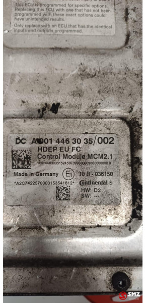 Mercedes-Benz Occ Ecu MCM2.1 Mercedes - ECU cho Xe tải: hình 4 Mercedes-Benz Occ Ecu MCM2.1 Mercedes - ECU cho Xe tải: hình 4