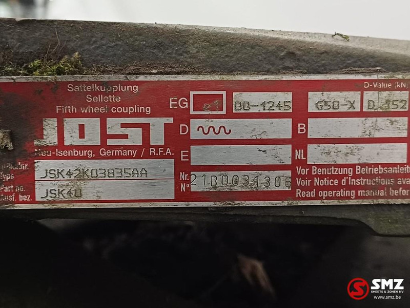 Jost Occ koppelschotel met montageplaat JSK40 JOST - Khớp nối bánh xe thứ năm cho Xe tải: hình 5 Jost Occ koppelschotel met montageplaat JSK40 JOST - Khớp nối bánh xe thứ năm cho Xe tải: hình 5