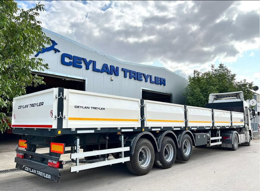 CEYLAN 3 AXLES FLATBED&PLATFORM WITH SIDE COVER - Sơ mi rơ moóc thùng lửng/ Phẳng: hình 1 CEYLAN 3 AXLES FLATBED&PLATFORM WITH SIDE COVER - Sơ mi rơ moóc thùng lửng/ Phẳng: hình 1