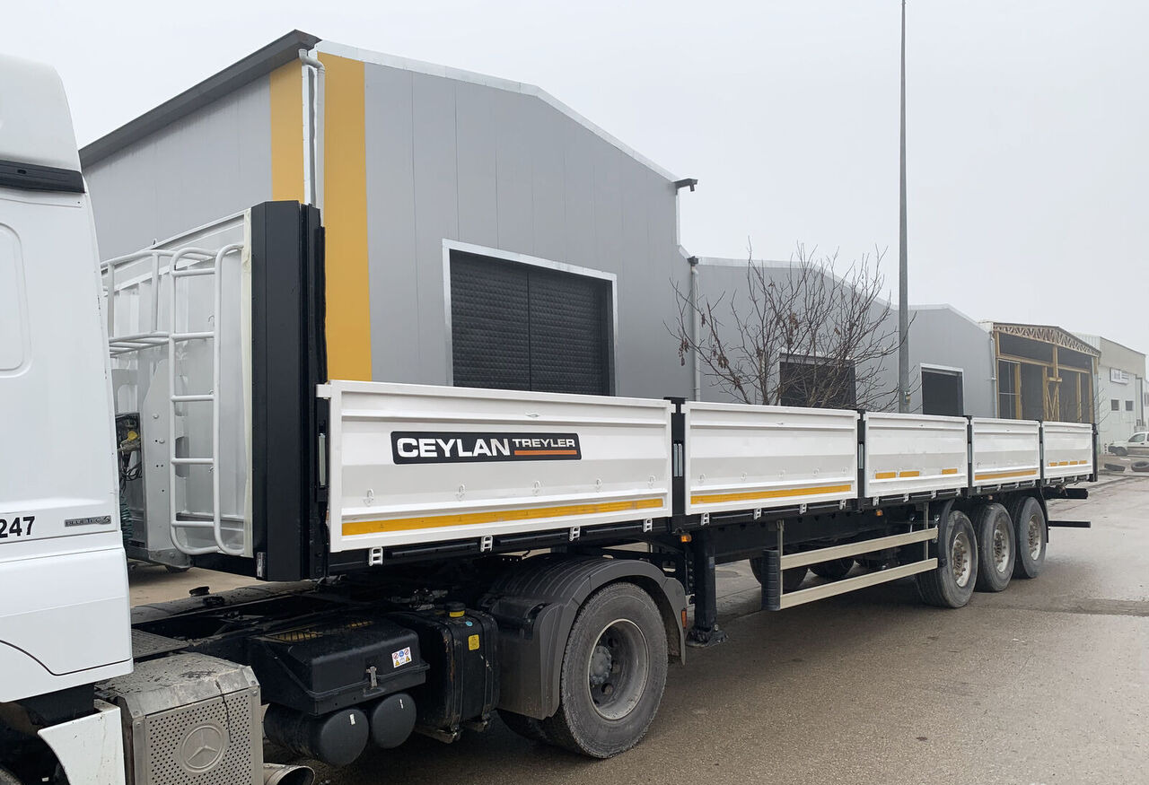 CEYLAN 3 AXLES FLATBED&PLATFORM WITH SIDE COVER - Sơ mi rơ moóc thùng lửng/ Phẳng: hình 4 CEYLAN 3 AXLES FLATBED&PLATFORM WITH SIDE COVER - Sơ mi rơ moóc thùng lửng/ Phẳng: hình 4