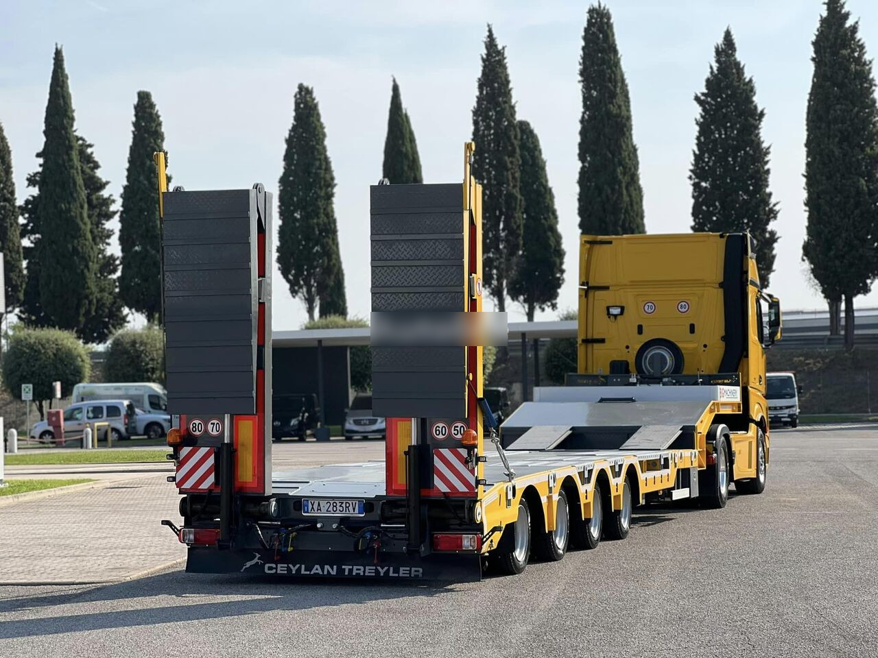 CEYLAN 4 AXLES STANDART & EXTENDABLE LOWBED - Sơ mi rơ moóc thùng thấp: hình 2 CEYLAN 4 AXLES STANDART & EXTENDABLE LOWBED - Sơ mi rơ moóc thùng thấp: hình 2