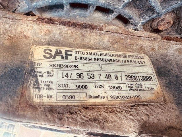 SAF Schijfremmen - Trục và các bộ phận cho Xe tải: hình 3 SAF Schijfremmen - Trục và các bộ phận cho Xe tải: hình 3