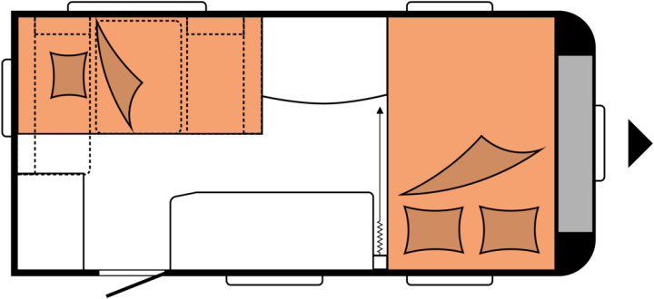 DE LUXE 440 SF - Rơ moóc kiểu caravan: hình 2 DE LUXE 440 SF - Rơ moóc kiểu caravan: hình 2