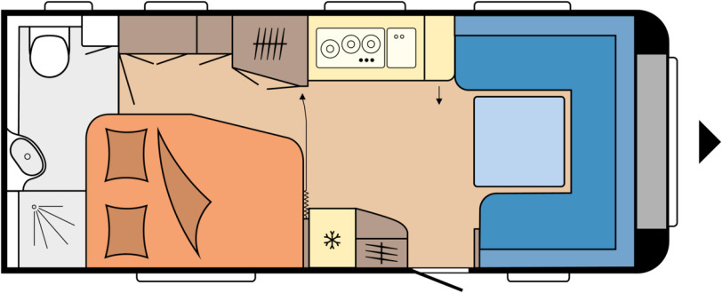 EXCELLENT 560 WFU - Rơ moóc kiểu caravan: hình 1 EXCELLENT 560 WFU - Rơ moóc kiểu caravan: hình 1