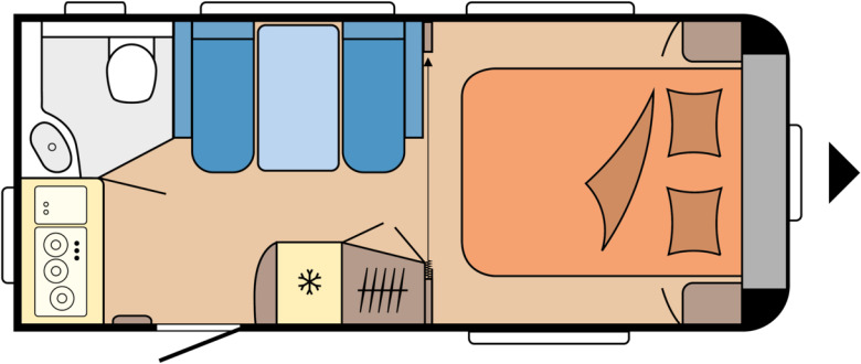 Hobby DE LUXE 460 SFf - Rơ moóc kiểu caravan: hình 1 Hobby DE LUXE 460 SFf - Rơ moóc kiểu caravan: hình 1