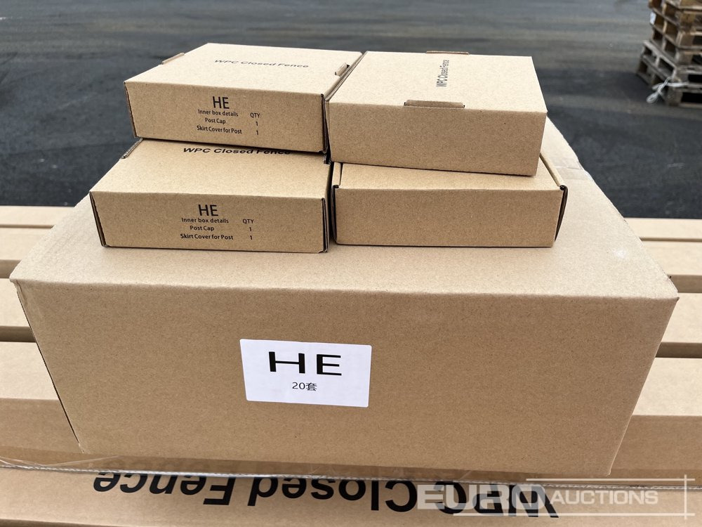Trang thiết bị xây dựng 1.8m Wide Anthracite Grey Composite Fence Panels (25 of), 2.45m Black Aluminium Posts (26 of), Complete With Assembly Kit: hình 12