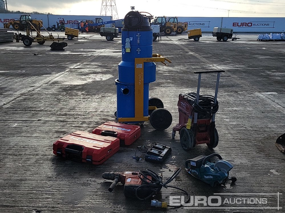 110 Volt SPE Vacuum, Hilti VC 40M-X 110 Volt Dust Extractor, Makita Cordless Floor Saw & Charger Pack, Hilti TE 70-ATC 110 Volt Hammer Drill, Hilti TE 700-AVR 110 Volt Hammer Drill, Hilti TE 30 110 Vo - Trang thiết bị xây dựng: hình 1 110 Volt SPE Vacuum, Hilti VC 40M-X 110 Volt Dust Extractor, Makita Cordless Floor Saw & Charger Pack, Hilti TE 70-ATC 110 Volt Hammer Drill, Hilti TE 700-AVR 110 Volt Hammer Drill, Hilti TE 30 110 Vo - Trang thiết bị xây dựng: hình 1