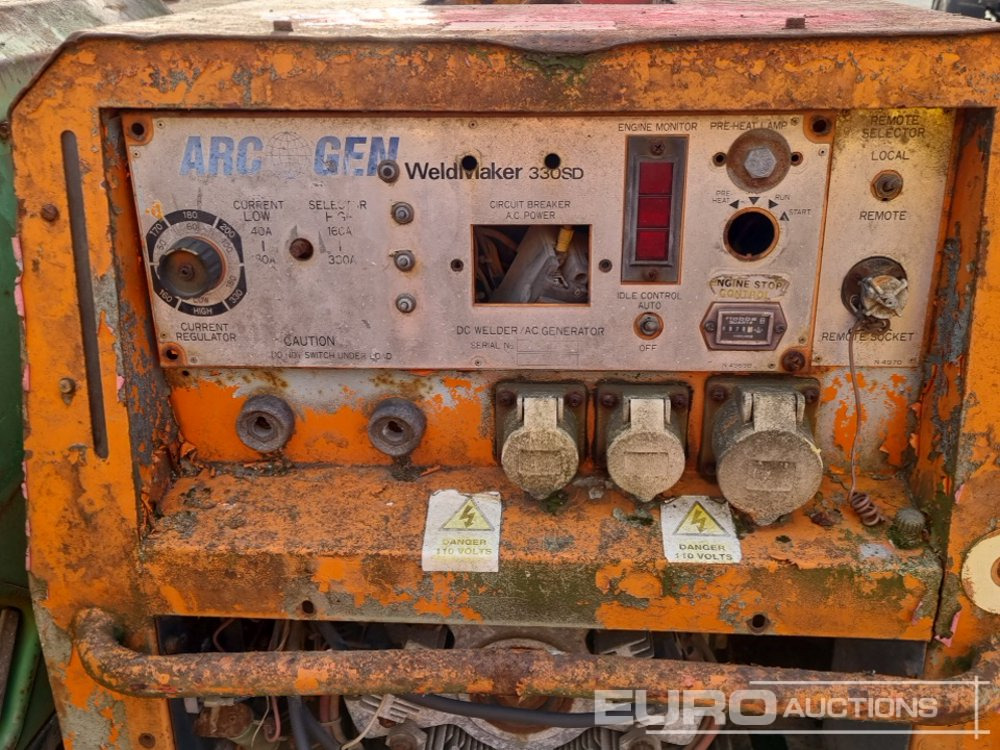 Bộ phát điện 110Volt Generator/Welder, 3 Cylinder Engine (2 of), 230Volt Generator/Welder, Engine (Parts Missing): hình 9