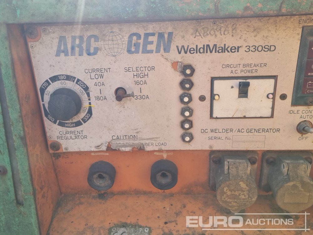 Bộ phát điện 110Volt Generator/Welder, 3 Cylinder Engine (2 of), 230Volt Generator/Welder, Engine (Parts Missing): hình 30