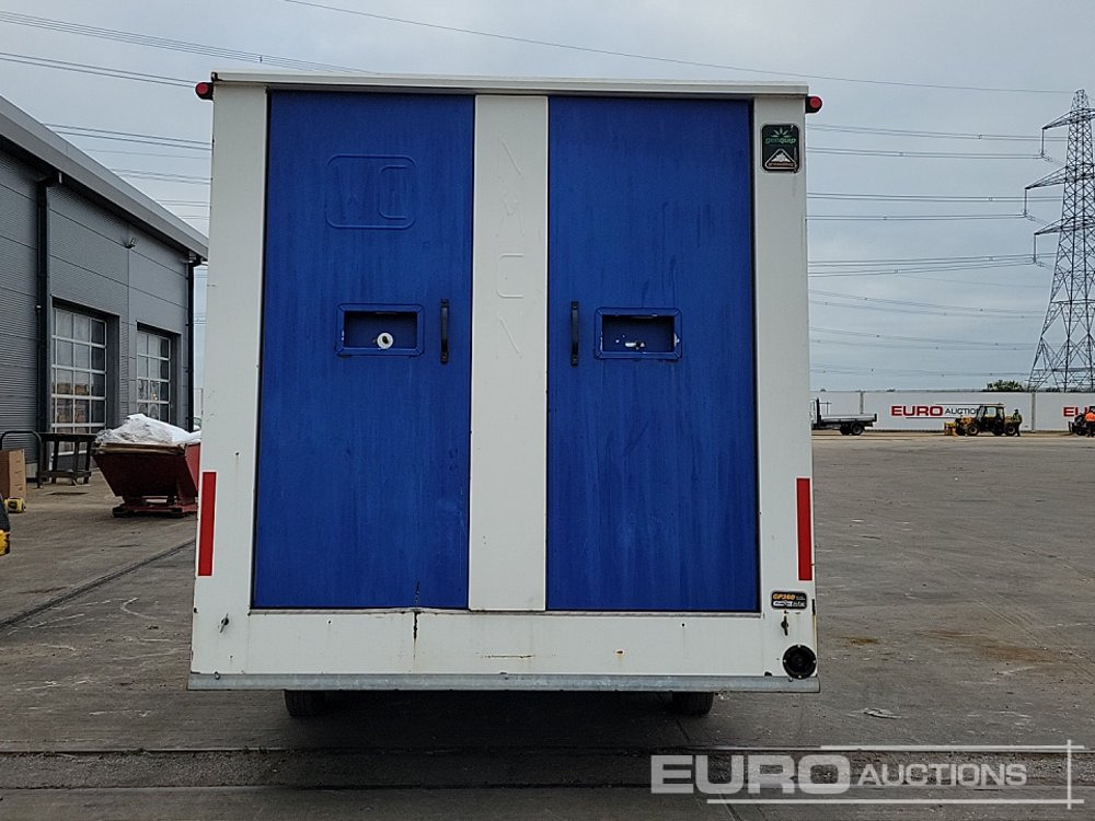 12' x 7' Single Axle Welfare Unit, W/C, Generator, Single Cylinder Engine (Parts Missing) - Container biển: hình 4 12' x 7' Single Axle Welfare Unit, W/C, Generator, Single Cylinder Engine (Parts Missing) - Container biển: hình 4