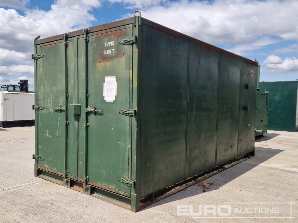16' x 8' Sound Proof Container (Cannot Be Reconsigned) - Container biển: hình 1 16' x 8' Sound Proof Container (Cannot Be Reconsigned) - Container biển: hình 1