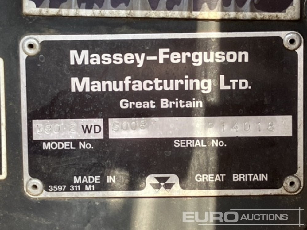 1997 Massey Ferguson 390 - Máy cày: hình 5 1997 Massey Ferguson 390 - Máy cày: hình 5