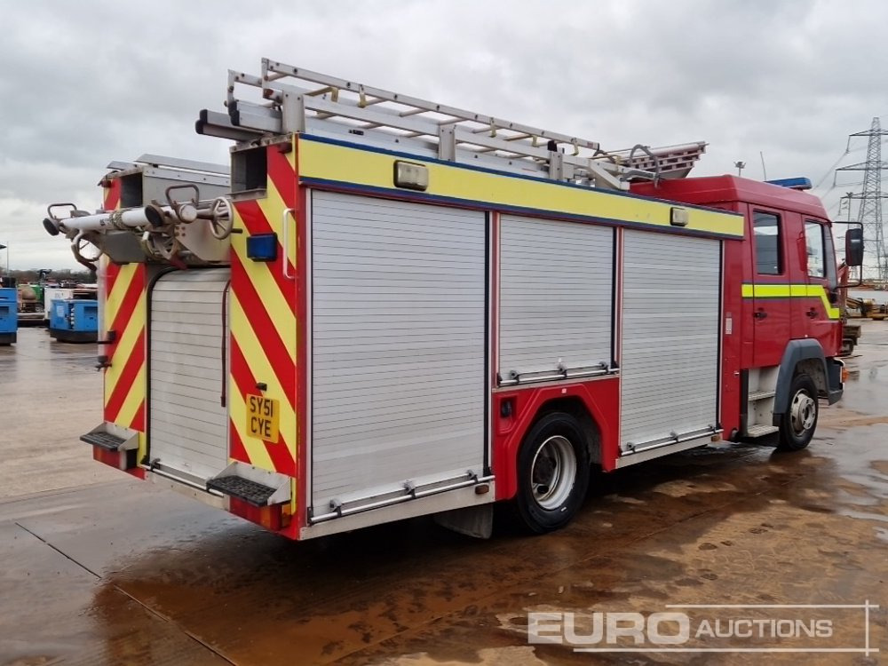 2001 MAN 4x2 Fire Engine, Manual Gearbox - Xe tải cứu hỏa: hình 5 2001 MAN 4x2 Fire Engine, Manual Gearbox - Xe tải cứu hỏa: hình 5