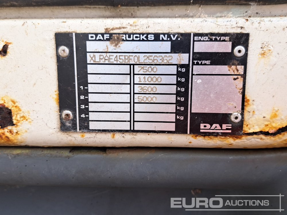 Xe tải chuyên chở tự động 2004 DAF 45.150: hình 31