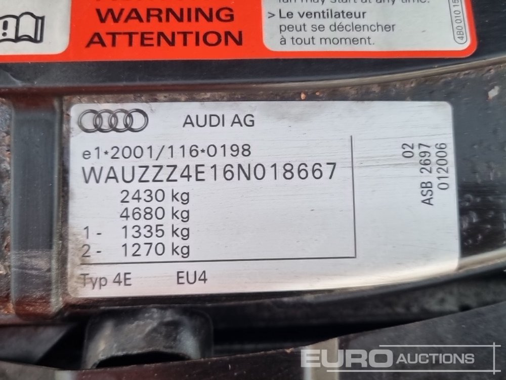 2006 Audi A8 - Xe hơi: hình 1 2006 Audi A8 - Xe hơi: hình 1