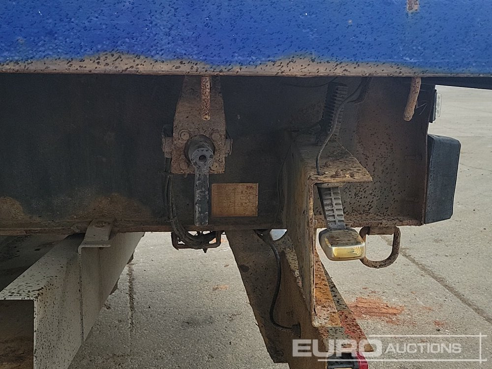 Sơ mi rơ moóc thùng lửng/ Phẳng 2007 SDC Trailer Tri Axle Extendable Flatbed Trailer, Twist Locks, Rear Steer: hình 22