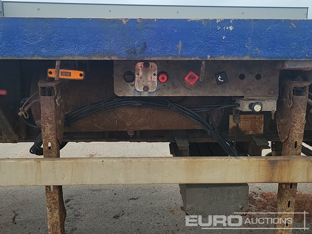 Sơ mi rơ moóc thùng lửng/ Phẳng 2007 SDC Trailer Tri Axle Extendable Flatbed Trailer, Twist Locks, Rear Steer: hình 24