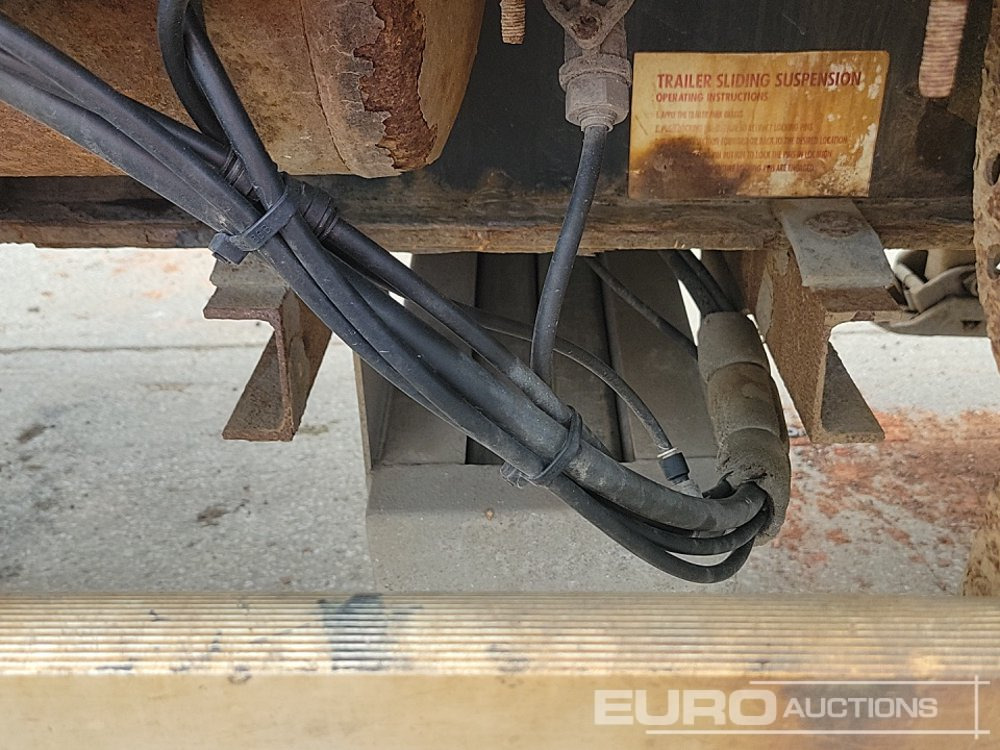 Sơ mi rơ moóc thùng lửng/ Phẳng 2007 SDC Trailer Tri Axle Extendable Flatbed Trailer, Twist Locks, Rear Steer: hình 28