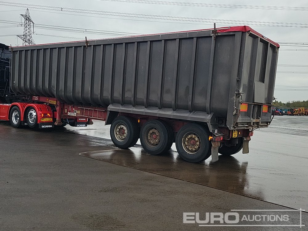 2011 Wilcox Tri Axle Bulk Tipping Trailer, Front Lift Axle, Easy Sheet (Plating Certificate Available) - Sơ mi rơ moóc ben: hình 3 2011 Wilcox Tri Axle Bulk Tipping Trailer, Front Lift Axle, Easy Sheet (Plating Certificate Available) - Sơ mi rơ moóc ben: hình 3