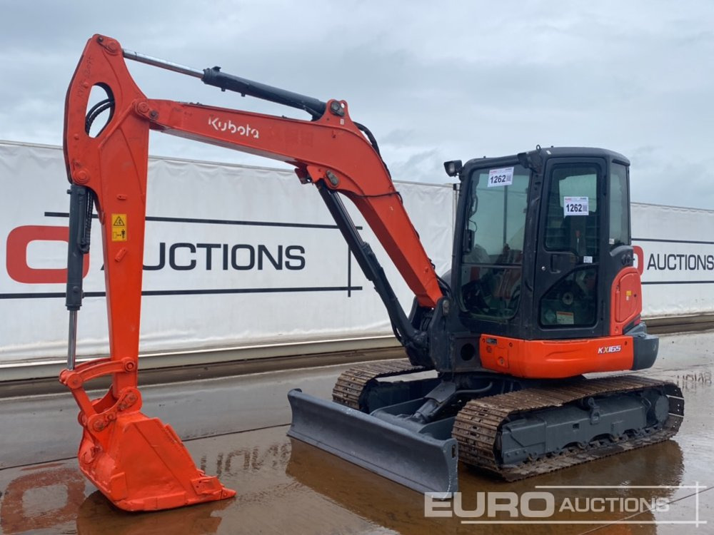 2013 Kubota KX165-5 - Máy xúc mini: hình 1 2013 Kubota KX165-5 - Máy xúc mini: hình 1