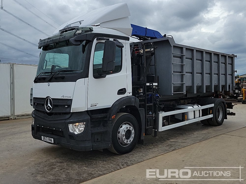 2013 Mercedes Antos 1832 - Xe tải nâng móc: hình 1 2013 Mercedes Antos 1832 - Xe tải nâng móc: hình 1