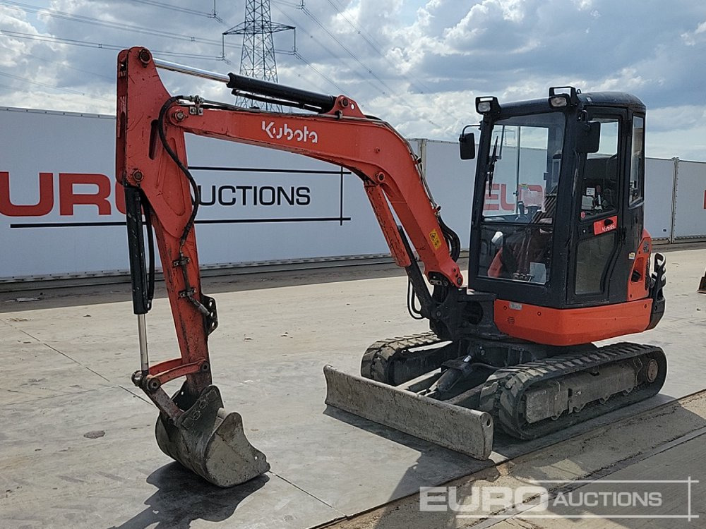 2014 Kubota KX101-3A3 - Máy xúc mini: hình 1 2014 Kubota KX101-3A3 - Máy xúc mini: hình 1