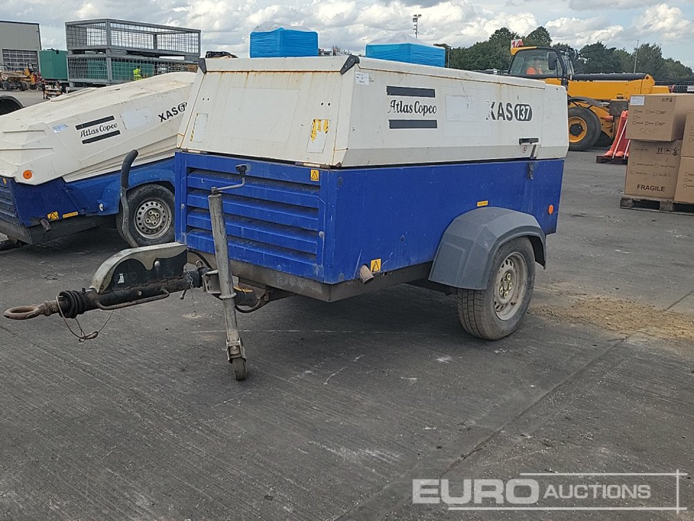 2015 Atlas Copco XAS137 269CFM - Máy nén khí: hình 1 2015 Atlas Copco XAS137 269CFM - Máy nén khí: hình 1