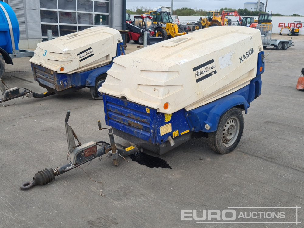 2015 Atlas Copco XAS67KD - Máy nén khí: hình 1 2015 Atlas Copco XAS67KD - Máy nén khí: hình 1