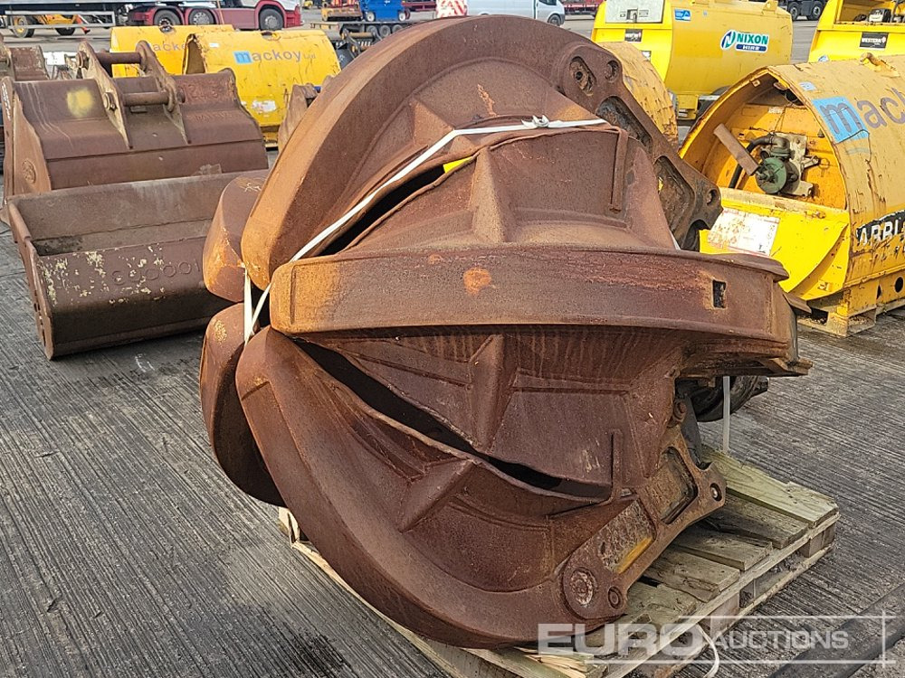 2015 CAT Hydraulic Rotating 5 Tyne Scrap Grab to suit Material Handler - Gầu: hình 1 2015 CAT Hydraulic Rotating 5 Tyne Scrap Grab to suit Material Handler - Gầu: hình 1