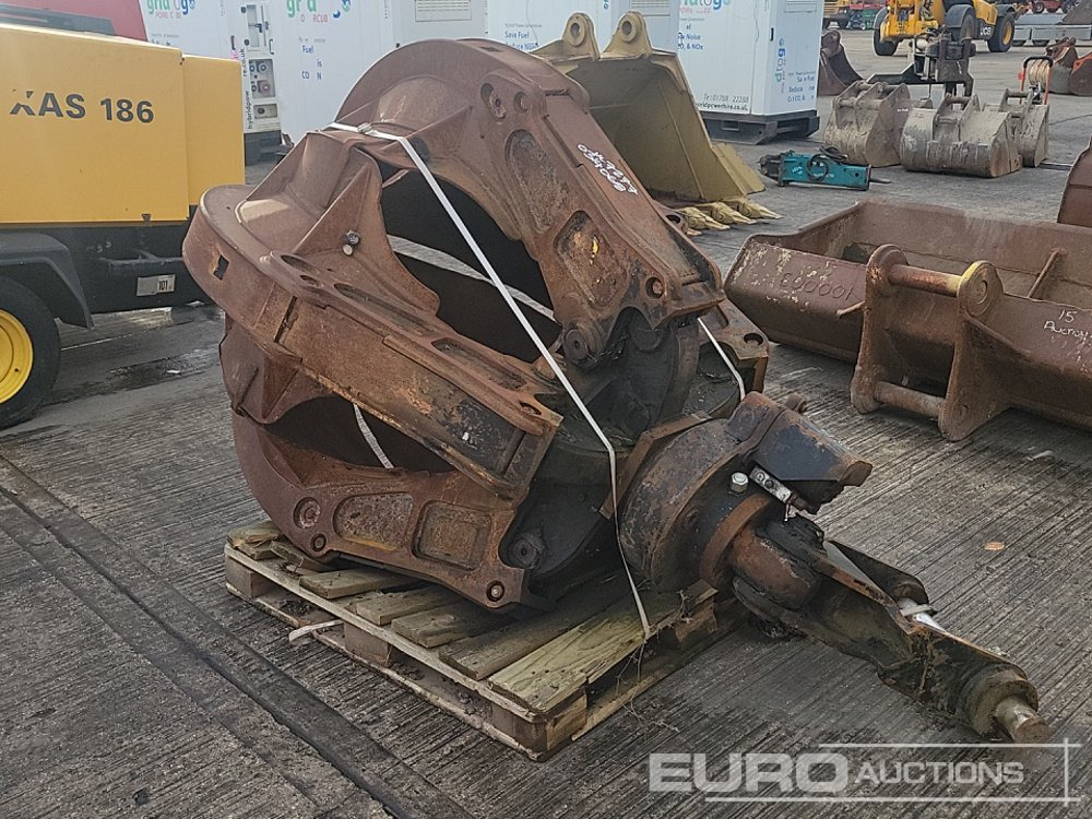 2015 CAT Hydraulic Rotating 5 Tyne Scrap Grab to suit Material Handler - Gầu: hình 3 2015 CAT Hydraulic Rotating 5 Tyne Scrap Grab to suit Material Handler - Gầu: hình 3
