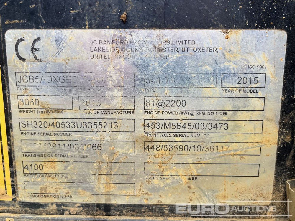 Xe nhấc hình viễn vọng kính 2015 JCB 541-70: hình 14