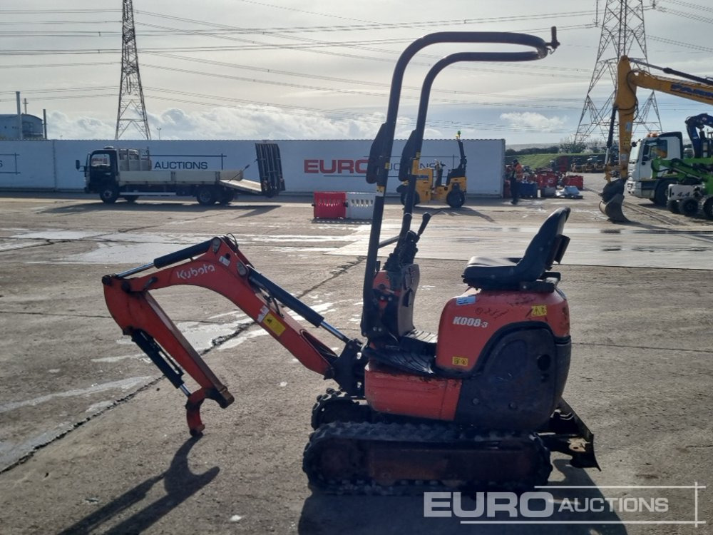 2015 Kubota K008-3 - Máy xúc mini: hình 2 2015 Kubota K008-3 - Máy xúc mini: hình 2