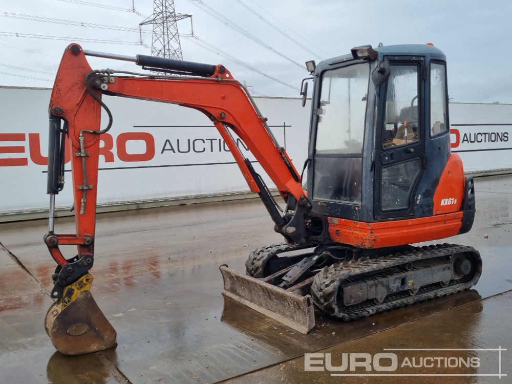 2015 Kubota KX61-3 - Máy xúc mini: hình 1 2015 Kubota KX61-3 - Máy xúc mini: hình 1