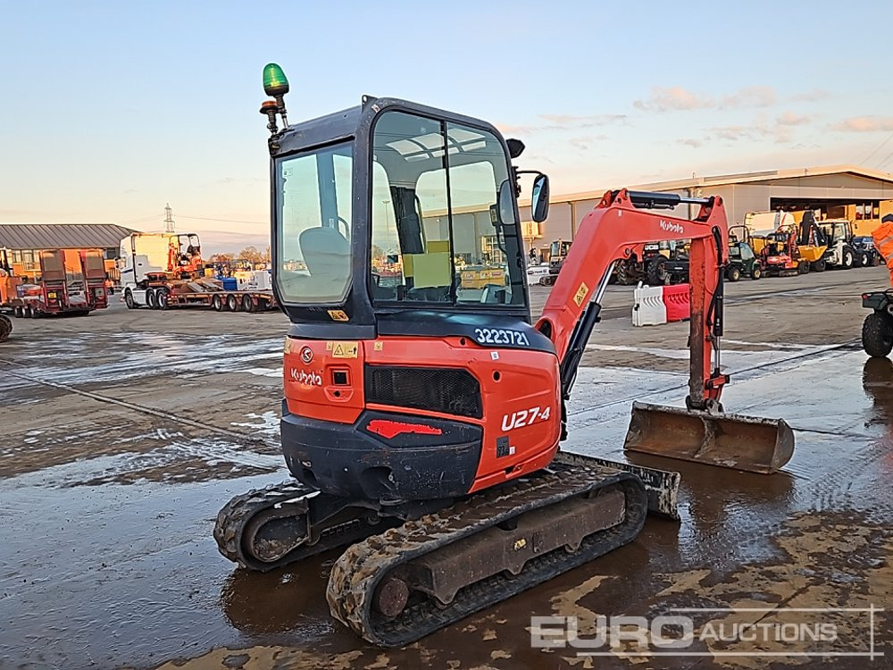 2015 Kubota U27-4 - Máy xúc mini: hình 5 2015 Kubota U27-4 - Máy xúc mini: hình 5