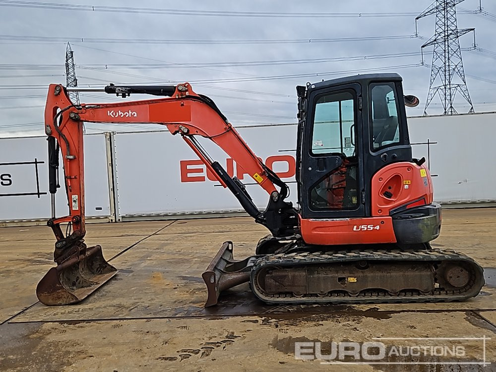 2015 Kubota U55-4 - Máy xúc mini: hình 2 2015 Kubota U55-4 - Máy xúc mini: hình 2