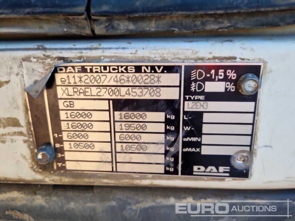 Xe quét đường 2016 DAF LF220: hình 42