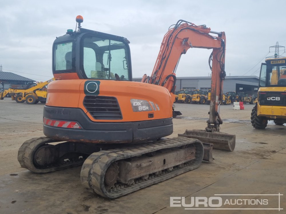 2016 Doosan DX85R-3 - Máy xúc mini: hình 5 2016 Doosan DX85R-3 - Máy xúc mini: hình 5