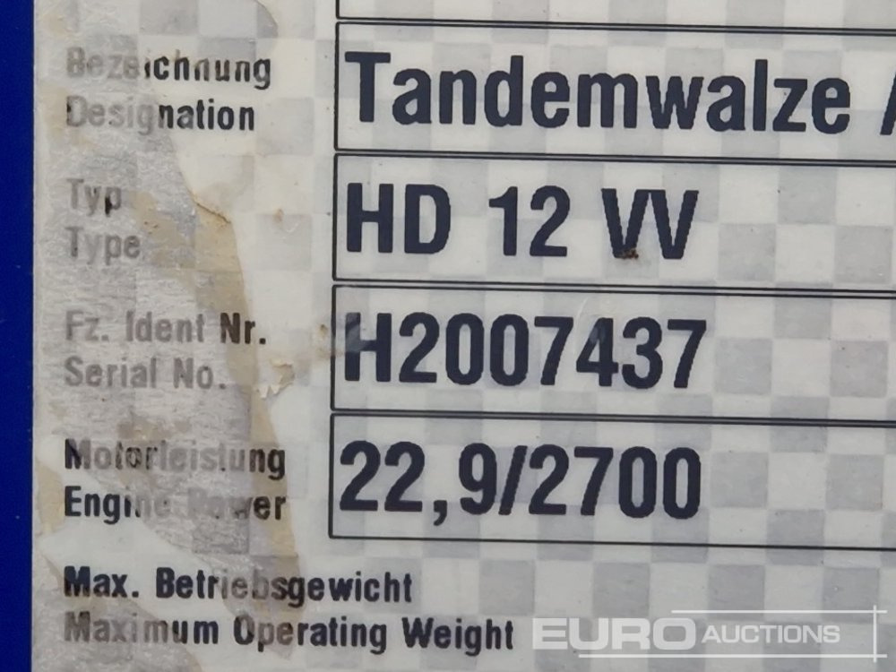 Máy lăn 2016 Hamm HD12VV: hình 42