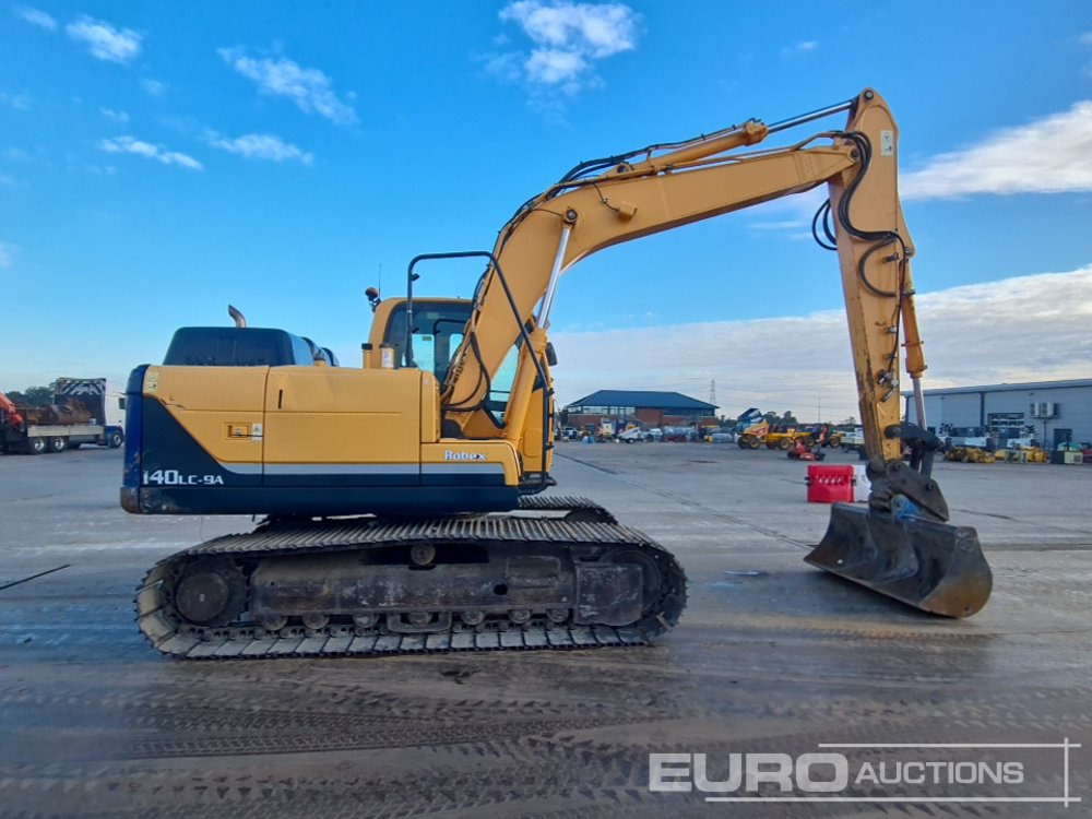 Máy xúc bánh xích 2016 Hyundai R140LC-9A: hình 6