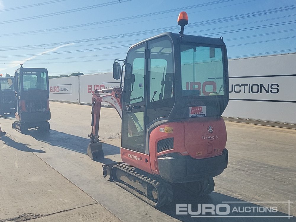 2016 Kubota KX016-4 - Máy xúc mini: hình 3 2016 Kubota KX016-4 - Máy xúc mini: hình 3